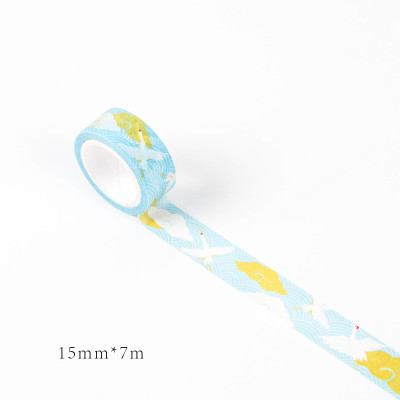 15mm * 7m söta kawaii kyoto dekoration japanska naglar dekorativa washi-tejp gör-det-själv scrapbooking maskeringstejp skolkontorstillbehör: 3