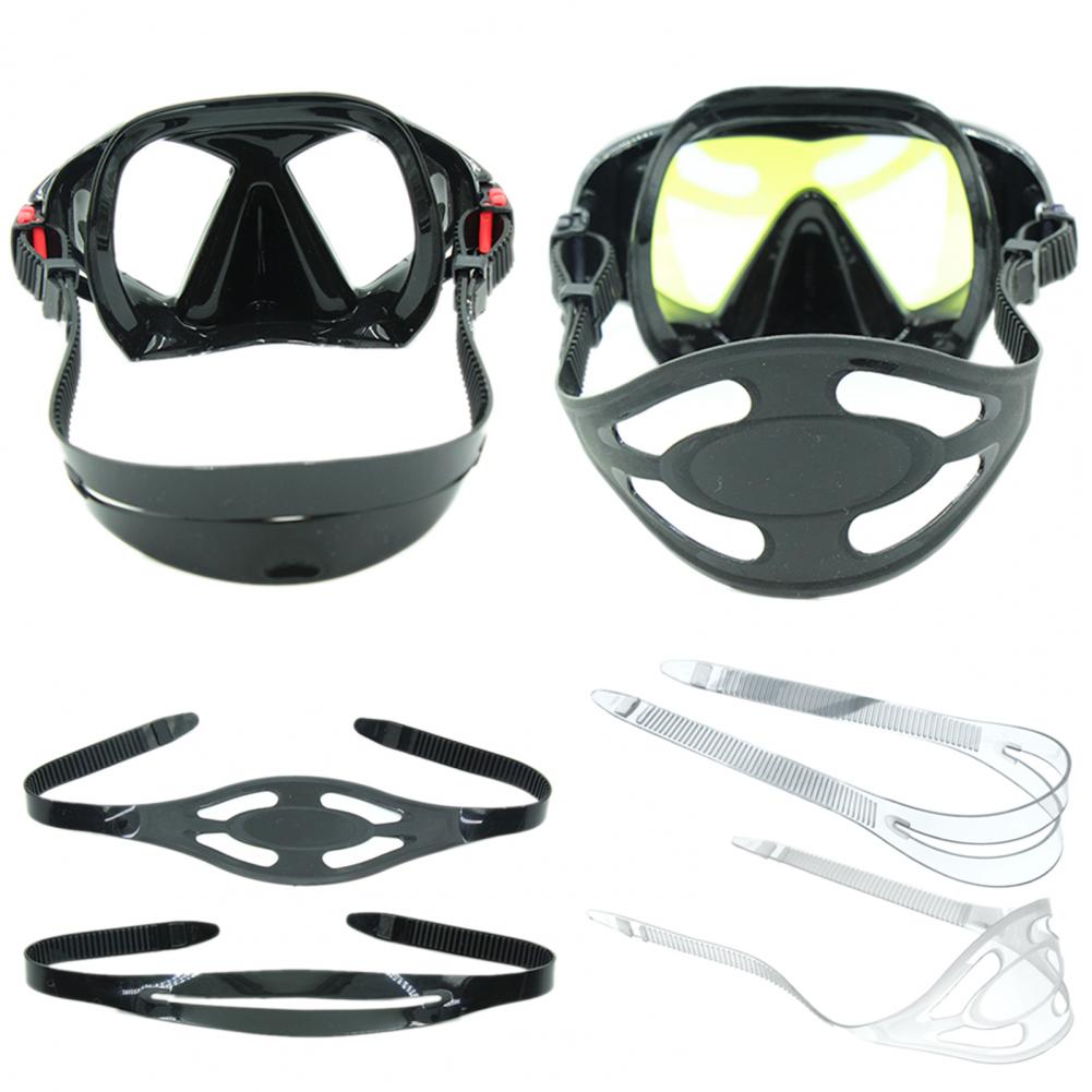 High Elasticity Silicone Universal Diving Mask Strap Diving Snorkeling Mask Strap Cover Replacement Freediving Hair Protector