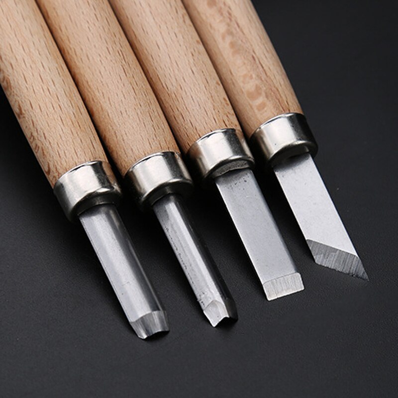8/10/12pcs Carving Tools Kit Woodworking Hand Tools Gouge Lathe Chisel Woodworking Wood Carving Turning Tools Kit