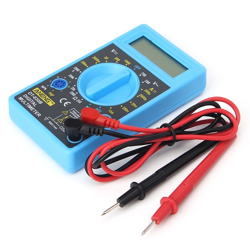 DT-830B Multimeter Lcd Auto Range Digitale Voltmeter Ohmmeter Volt Tester