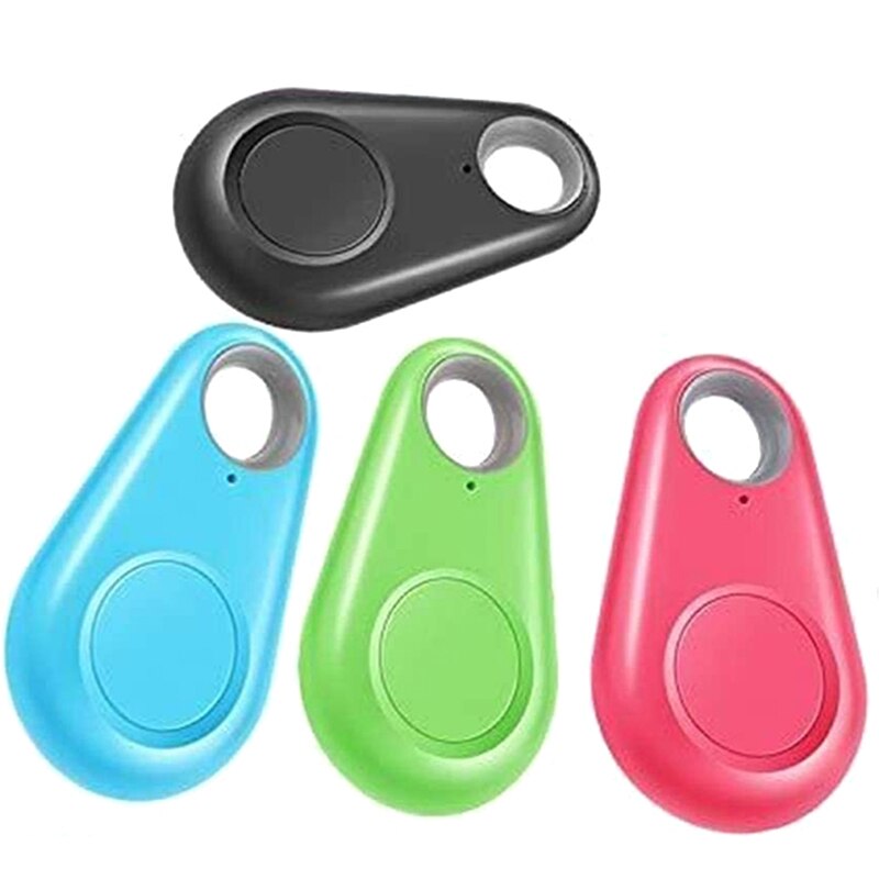 4 Pack,Smart Tracker Key Finder Locator Wireless Anti Lost Alarm Sensor Device APP Control Compatible IOS Android