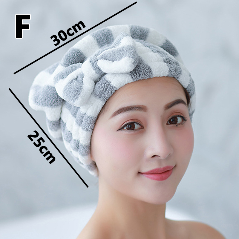 Microvezel Quick Haardrooginrichtingen Bad Spa Strik Wrap Handdoek Hat Cap Voor Bad Badkamer Accessoires: Oranje