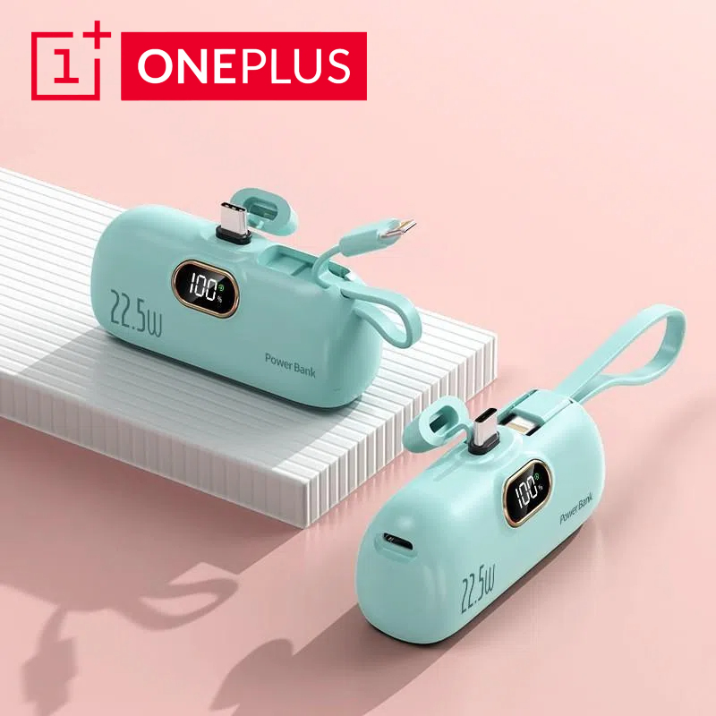 OnePlus 30000mAh Mini Portable Power Bank Capsule Mobile Power Supply Emergency External Battery Fast Charger Type-c For iPhone: MULTI / 30000mAh