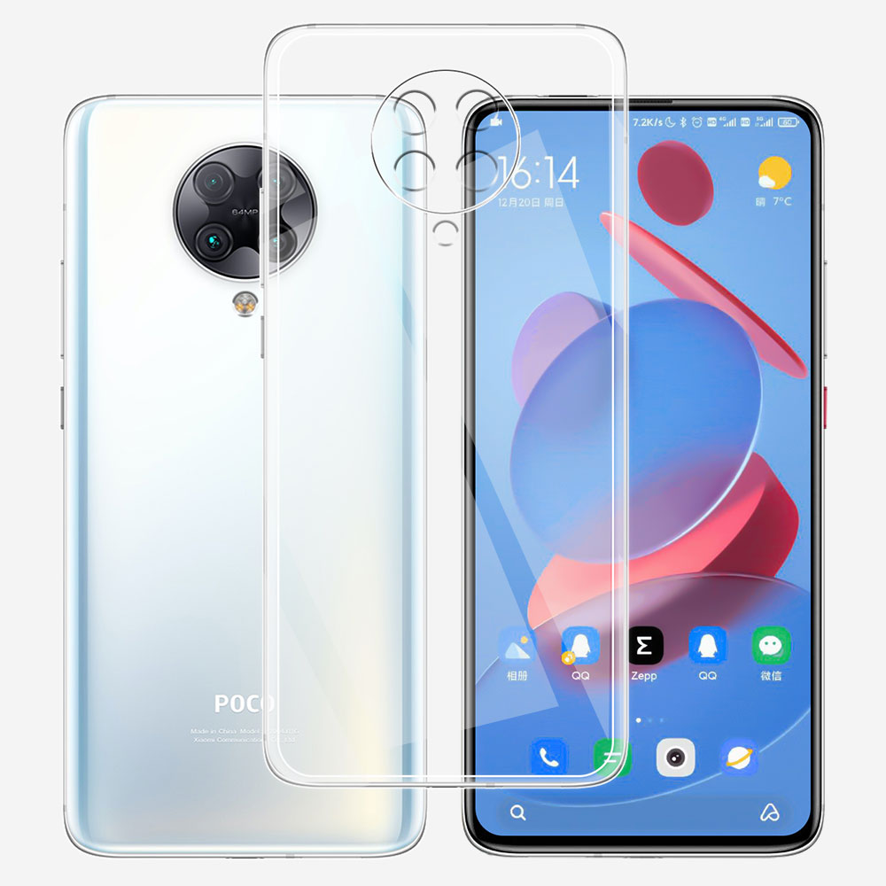 Para Xiaomi Poco F2 Pro funda transparente de silicona suave para Poco F2 Pro funda de teléfono para PocoF2Pro transparente Ultra fino parachoques Coque