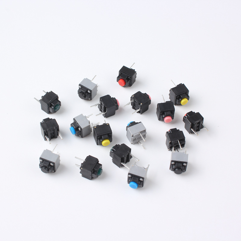 HUANO – micro-interrupteur de souris silencieux, 6x6x7.3mm, 10 pièces/lot, rouge, noir, jaune, bleu, vert, 3 millions de roses, 10 millions de heures