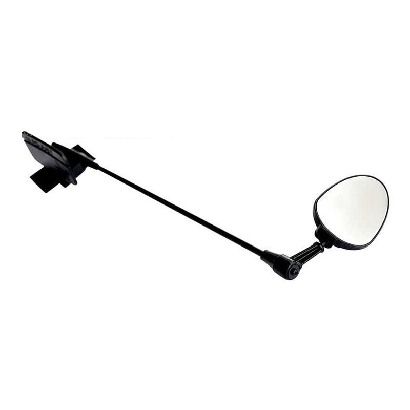 Flat Lightweight Mountain Bike Helmet Mirror Helmet Mounted Rear View Mirror Cycling Accessory 360 Rotation Universal