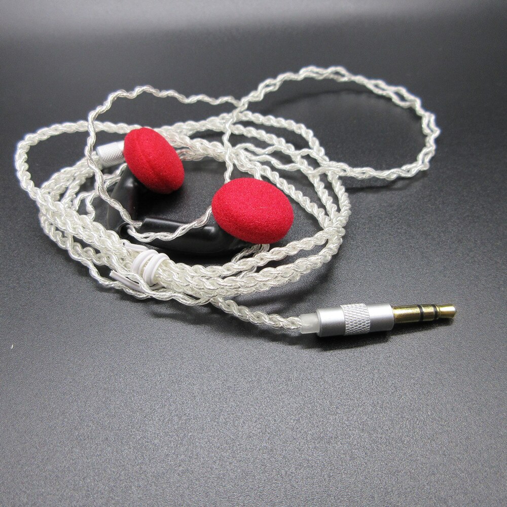 Newest FENGRU DIY EMX500 In-ear Earphones Flat Head Plug DIY Earphone HiFi Bass Earbuds DJ Earbuds Heavy Bass Sound