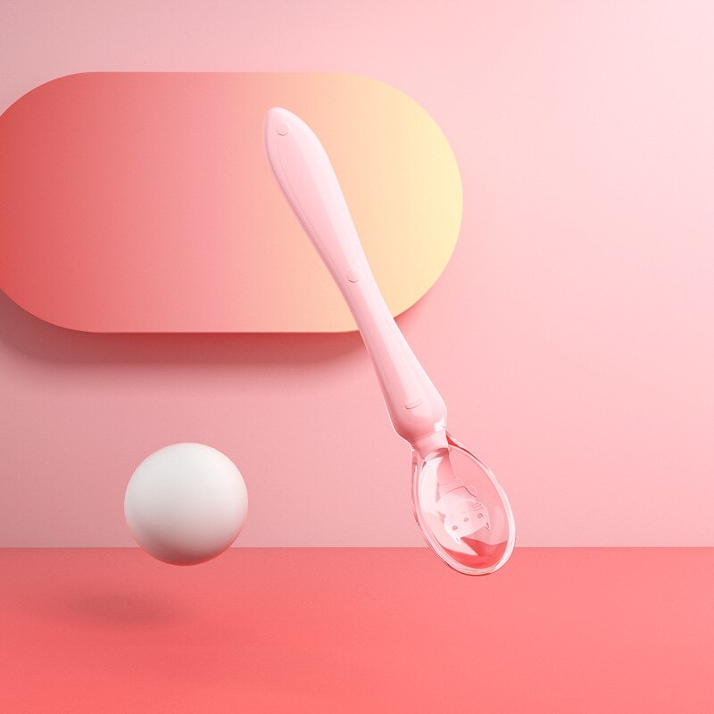 2 Packs Food Grade Silicone Baby Feeding Spoons Babies Infants Toddlers Self Feeding Training Spoons Baby Utensils: Gold