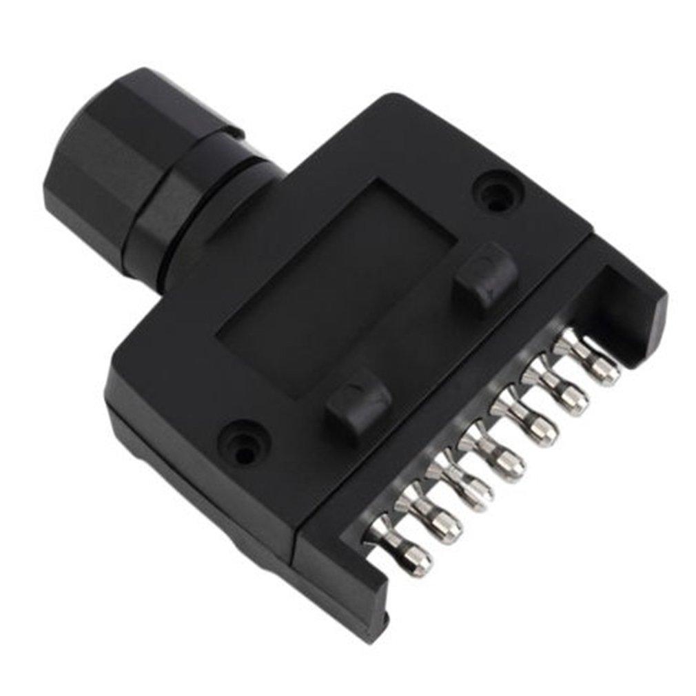 7-Pin Replacement Trailer Truck Boat Car Socket Flat Connector Adapter LS