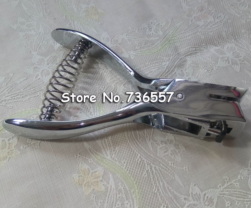 Paper PVC Credentials Hole Making Machine Punch Machine Puncher can Make 3mmx15mm Size Slotted Hole Long Life Use