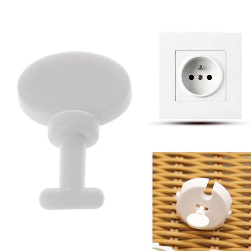 French Standard Plug Socket Protective Cover and Key Set Baby Child Safety Kit G99C