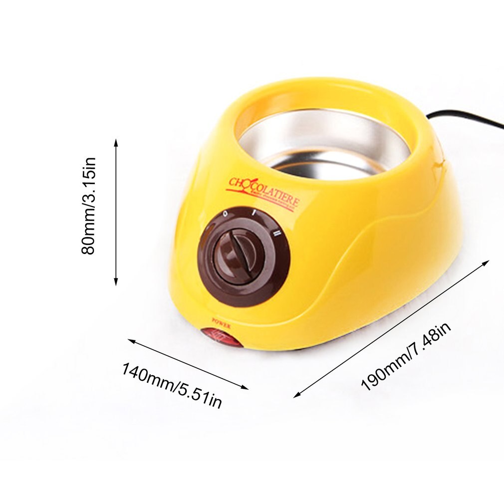 220V Elektrische Snoep Chocolade Smeltkroes Chocoladefontein Diy Keuken Tool Met Hart-Vorm Mal Voor Zeep Maken