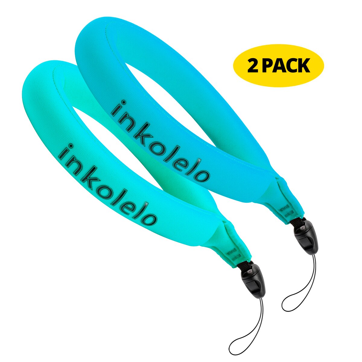 Inkolelo vanntett kamera flytestropp universal flytende håndleddsstropp for undervanns gopro nikon canon fujifilm olympus mobil: 2 stk blå