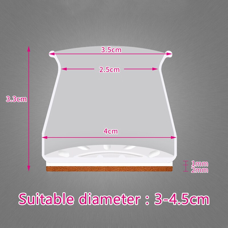 4Pcs Silicon Furniture Leg Protection Cover With Felt Pads Anti-slip Table Feet Caps Chair Leg Floor Protective Mats Home Decor