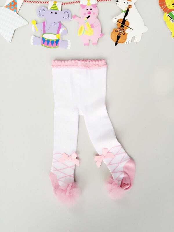 Toddler Kids Baby Girls Autumn Winter Cotton Warm Tights Stockings Cute Pink Pantyhose Lace Tripe Polks Dot