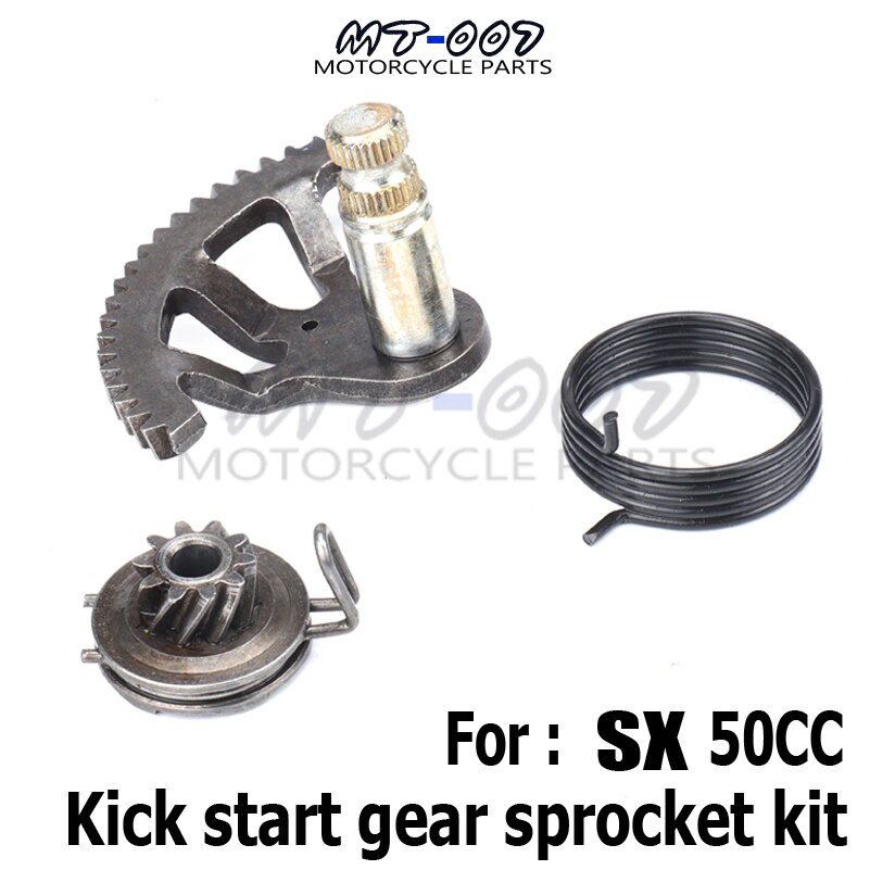 Kit de resorte de piñón de arranque para moto, piezas de motor de Mini moto SR sx, 65 SX, 50CC, 65CC