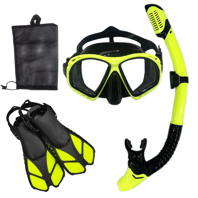 Máscara y gafas de buceo con snorkel, juego de tubo de natación para buceo, adulto, unisex