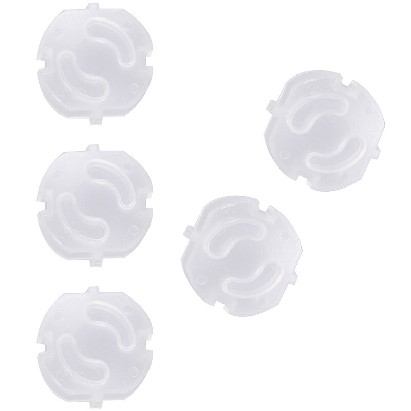 5pcs EU Child Safety Electrical Outlet Cover for Power Socket Guard Protection
