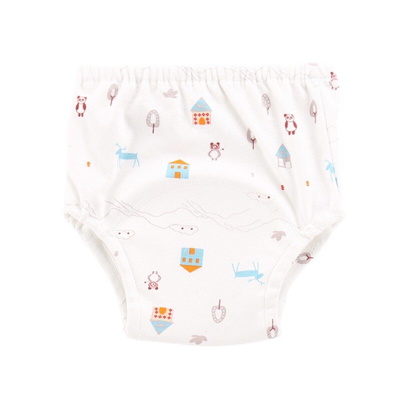 Cotton Reusable Baby Training Pants Infant Shorts Underwear Cloth Diaper Nappies Baby Waterproof Potty Training panties 6-16Y: A / S