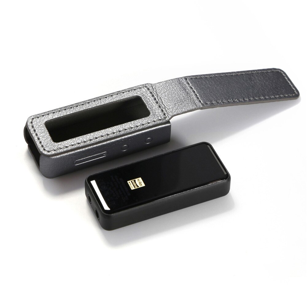 Pu lederen beschermhoes voor fiio btr 3k bluetooth versterkerontvanger magnetische flip shell opberghoes voor fiio btr 3k