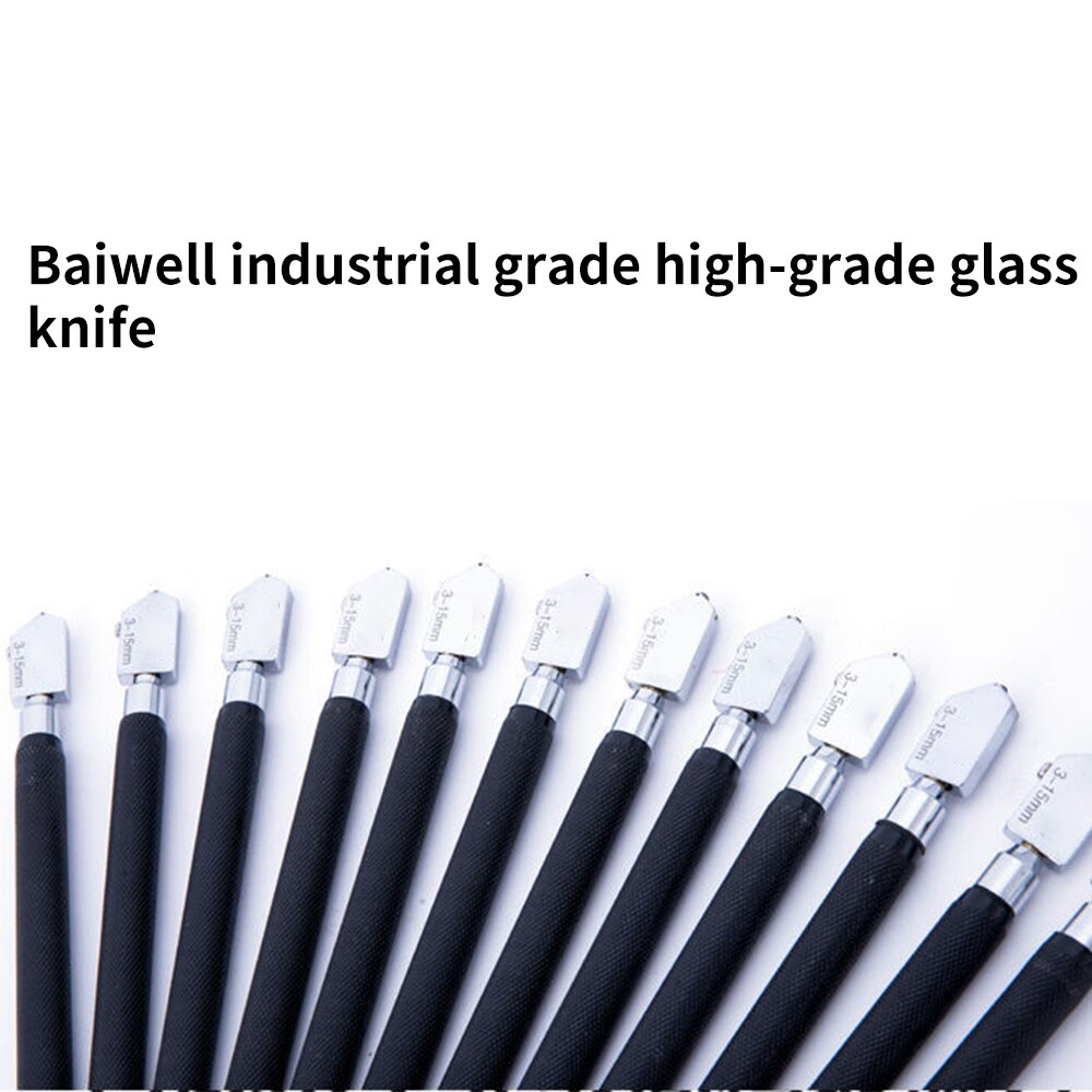 Professionele Glassnijder Roller Mes Cutter Diamond Glas Mes Handheld Vloertegel Cutter Glassnijder Mes