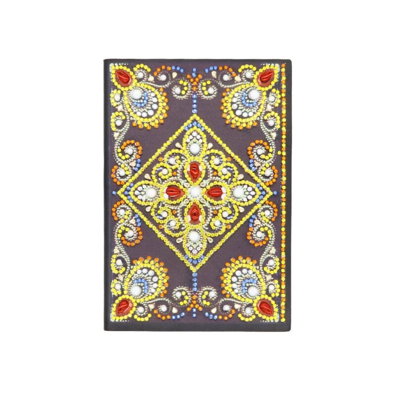 VETPW 5D DIY Mandala A5 Diamond Art Schilderen Notebook, Speciaal Gevormd Strass DIY Diamant Borduurwerk Schilderen Leeg Dagboek Dagboek met Gereedschap voor Studenten Kantoor Schoolbenodigdheden VETPW 5D DIY Mandala A5 Diamond Art Schilderen Notebook, Speciaal Gevormd Strass DIY Diamant Borduurwerk Schilderen Leeg Dagboek Dagboek met Gereedschap voor Studenten Kantoor Schoolbenodigdheden