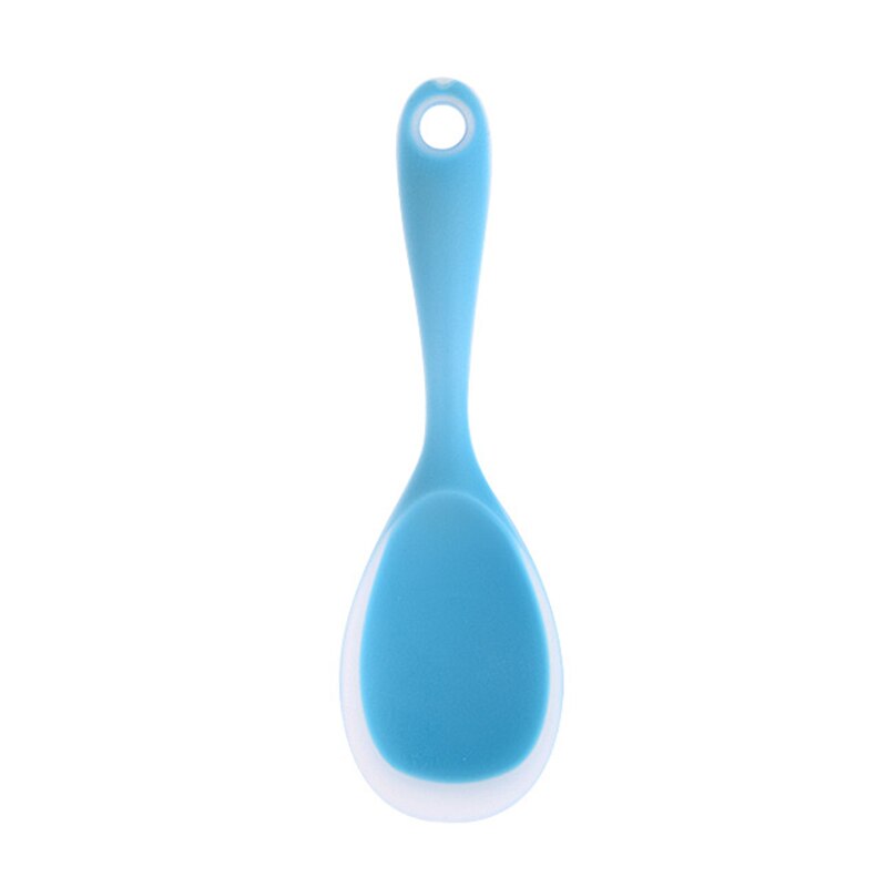 Pan Spoon Shovel Omelette Spatula Kitchen Accessories Silica Gel Steak Shovel Non-Stick Pan Fried Fish Shovel Household Tools: Spoon blue