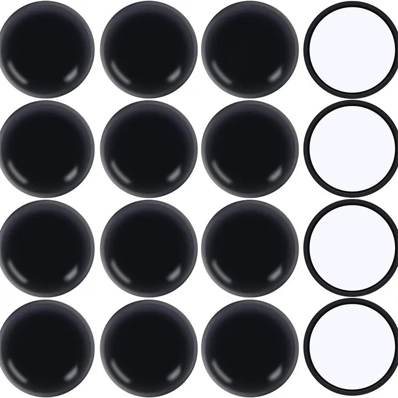 Curseur d'appareils 24/4 pièces, curseurs d'appareils pour appareils de cuisine, curseur de petits appareils pour la plupart des tasses de meubles de comptoir: M / Noir et blanc / 1 Pc