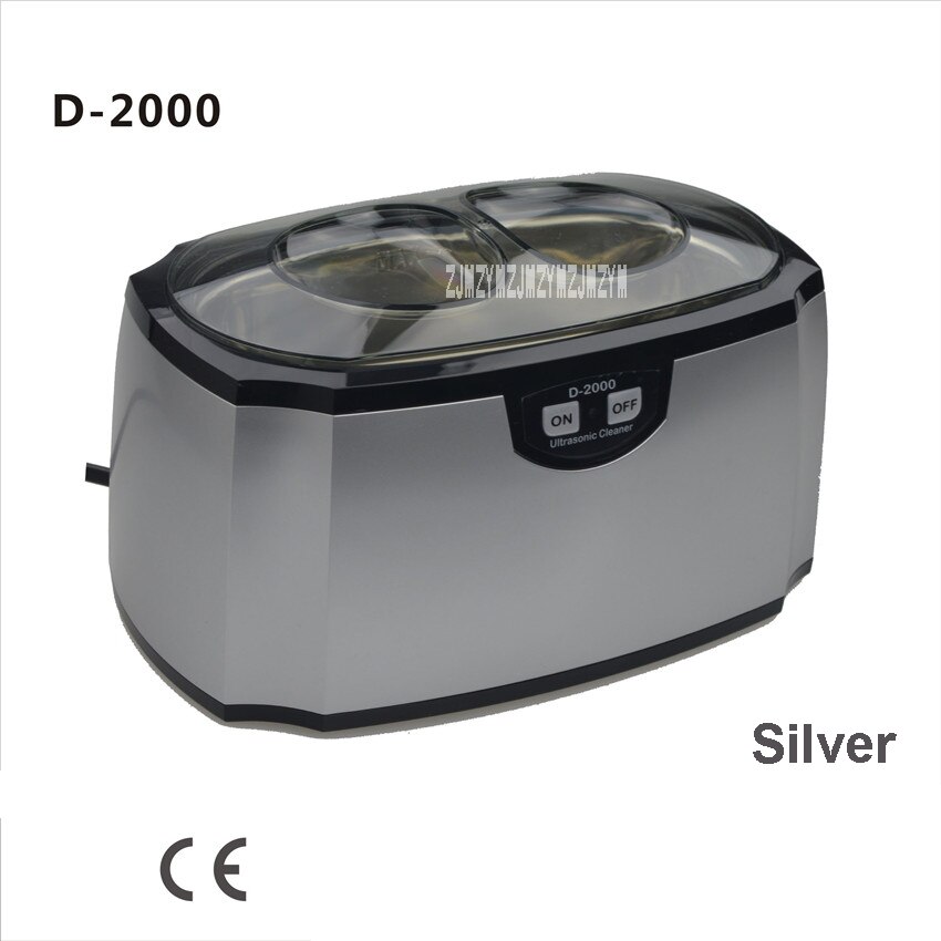 Portable Ultrasonic Cleaning Machine D-2000 Glasses Cleaning Machine Glasses Watch Small Items Cleaners 420ml 220V-240V 35W