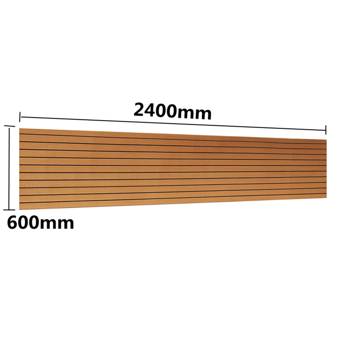 600x2400x5mm Brown Black Self-Adhesive Boat Decking Sheet EVA Foam Faux Teak Decking Marine Flooring Sheet