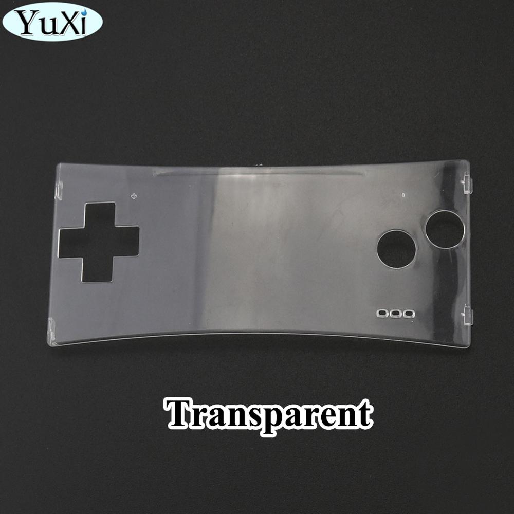 YuXi Clear Reparatie Front Shell Faceplate Case voor Nintend voor Gameboy Micro voor GBM Voorpaneel
