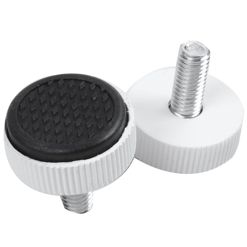 M8 x 15mm Adjustable Screw on Furniture Glide Leveling Feet Leg 10pcs