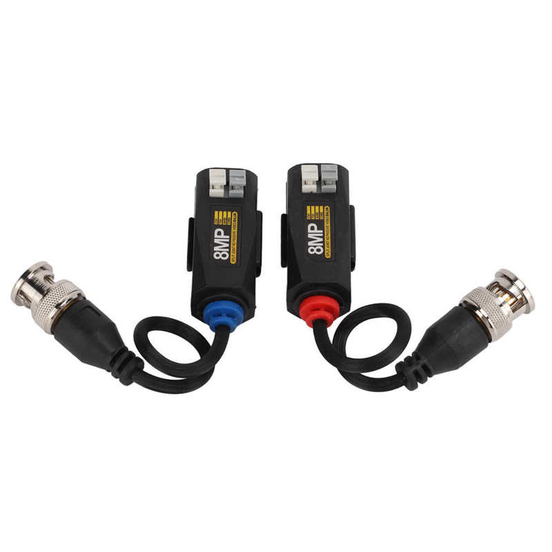 Passive Video Balun Transceiver Anti Interference Video Balun for AHD CVI TVI CVBS Camera