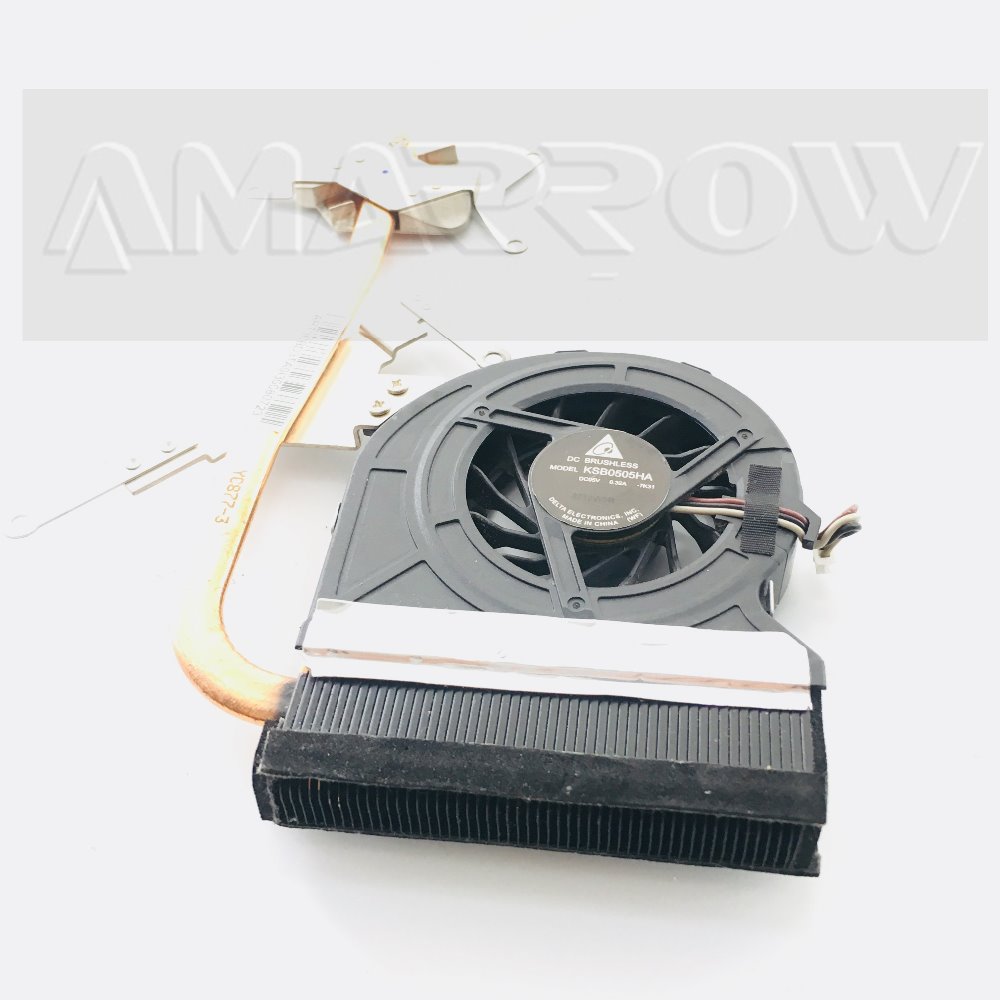 Original laptop heatsink cooling fan cpu cooler For TOSHIBA P300D P300 P305 A300D cooling heatsink