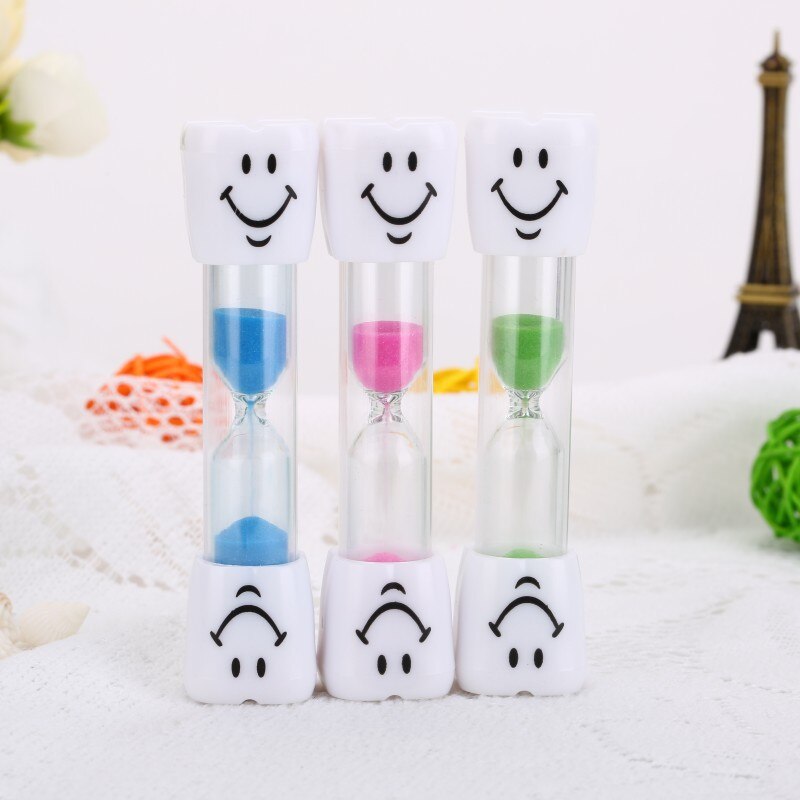 3 Minute Children Kids Hourglass Toothbrush Timer Smiling Face For Cooking Sandy Clock Brushing-Teeth Sandglass
