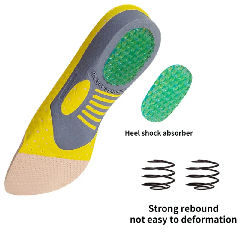Premium Orthopedische Gel Inlegzolen Orthopedische Platte Voet Gezondheid Zool Pad Voor Schoenen Insert Steunzool Pad Voor Fasciitis Plantaris Unisex