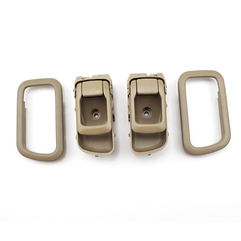 Car Beige Cover Inner Door Handle Frame Bezel For Nissan Navara D22 Pickup 1997