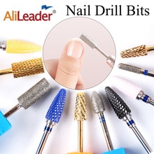 Alileader Ceramic Diamond Nail Drill Bits Set For Drill Machine Manicure Pedicure Acrylic Nail Polishing