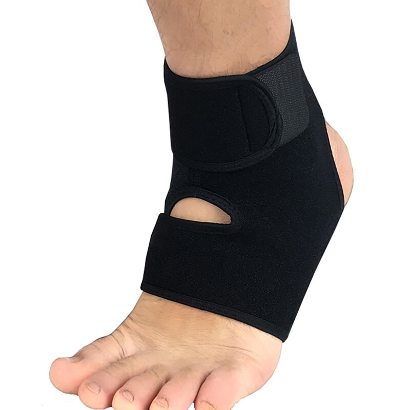 Sport Enkel Ondersteuning Elastische Hoge Beschermen Mouw Ok Stof Veiligheid Running Basketbal Composiet Sbr Duiken Apparatuur Brace Ondersteuning: Black left foot