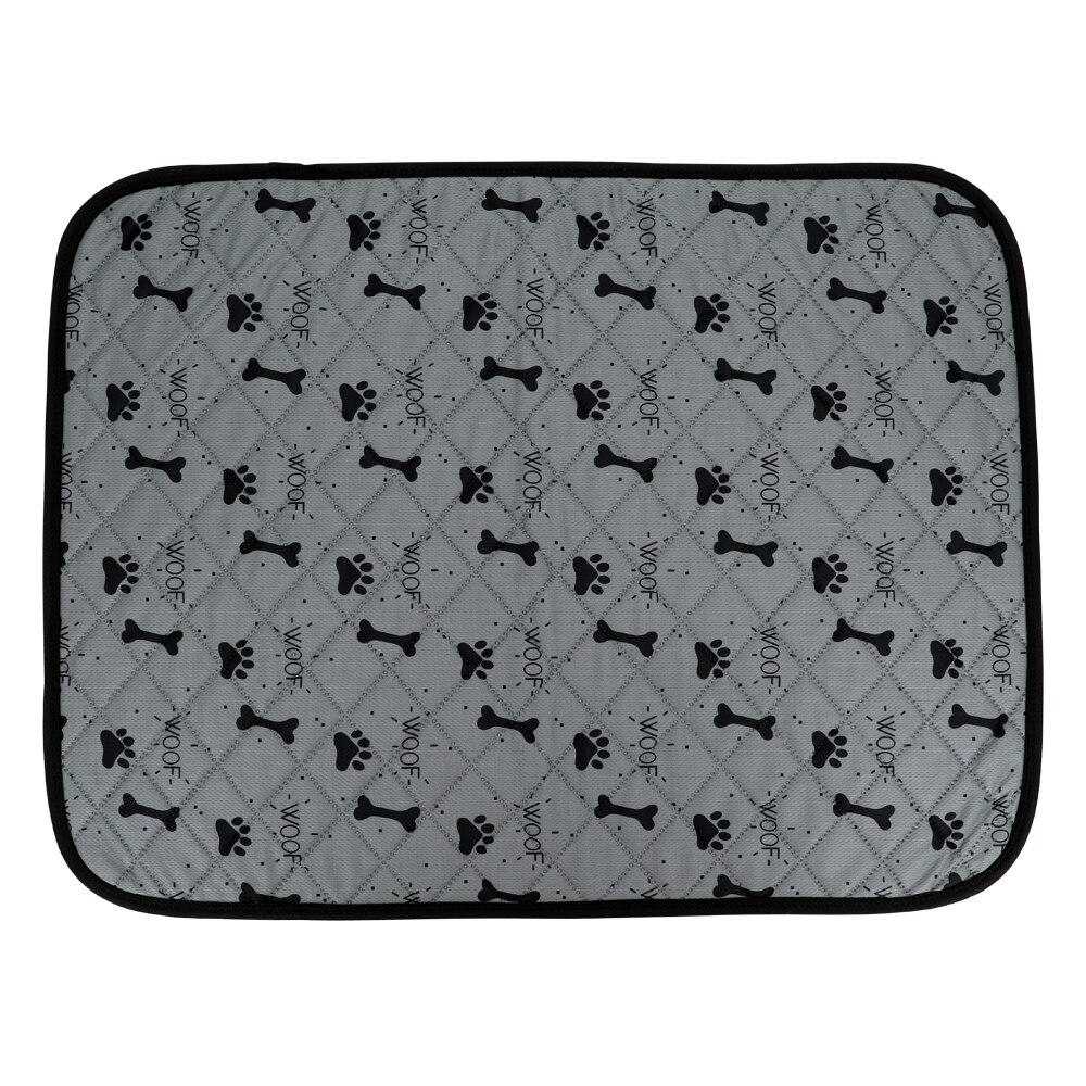 Waterdichte Hond Bed Mat Herbruikbare Huisdier Urine Pad Wasbare Honden Luier Voedsel Kom Matten Bone Poot Seat Cover Matten voor Slaapbank: paw / 45x60cm