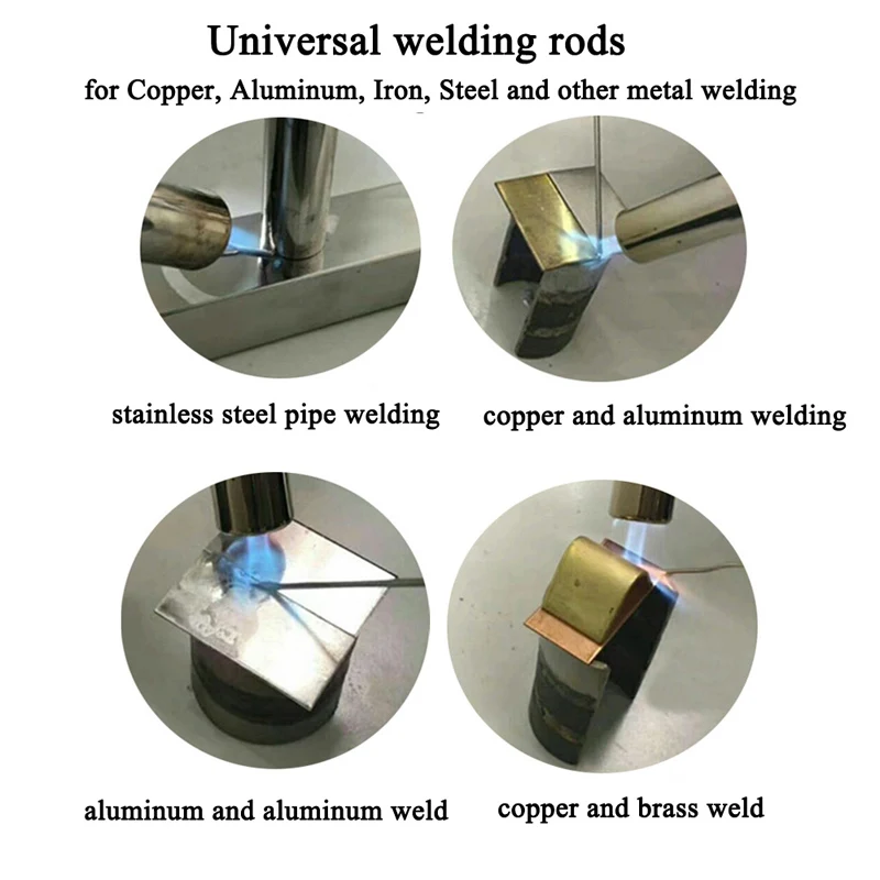 10/20 pcs Welding Rods No Need Solder Powder Aluminum Welding Rod 1.6/2mm Brazing Low Temperature Aluminum Solder Soldering Rod