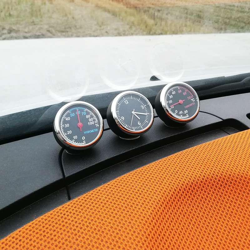 For Smart fortwo 451 Smart 453 forfour Car Digital Clock Auto Watch Automotive Thermometer Hygrometer Decoration Ornament Clock