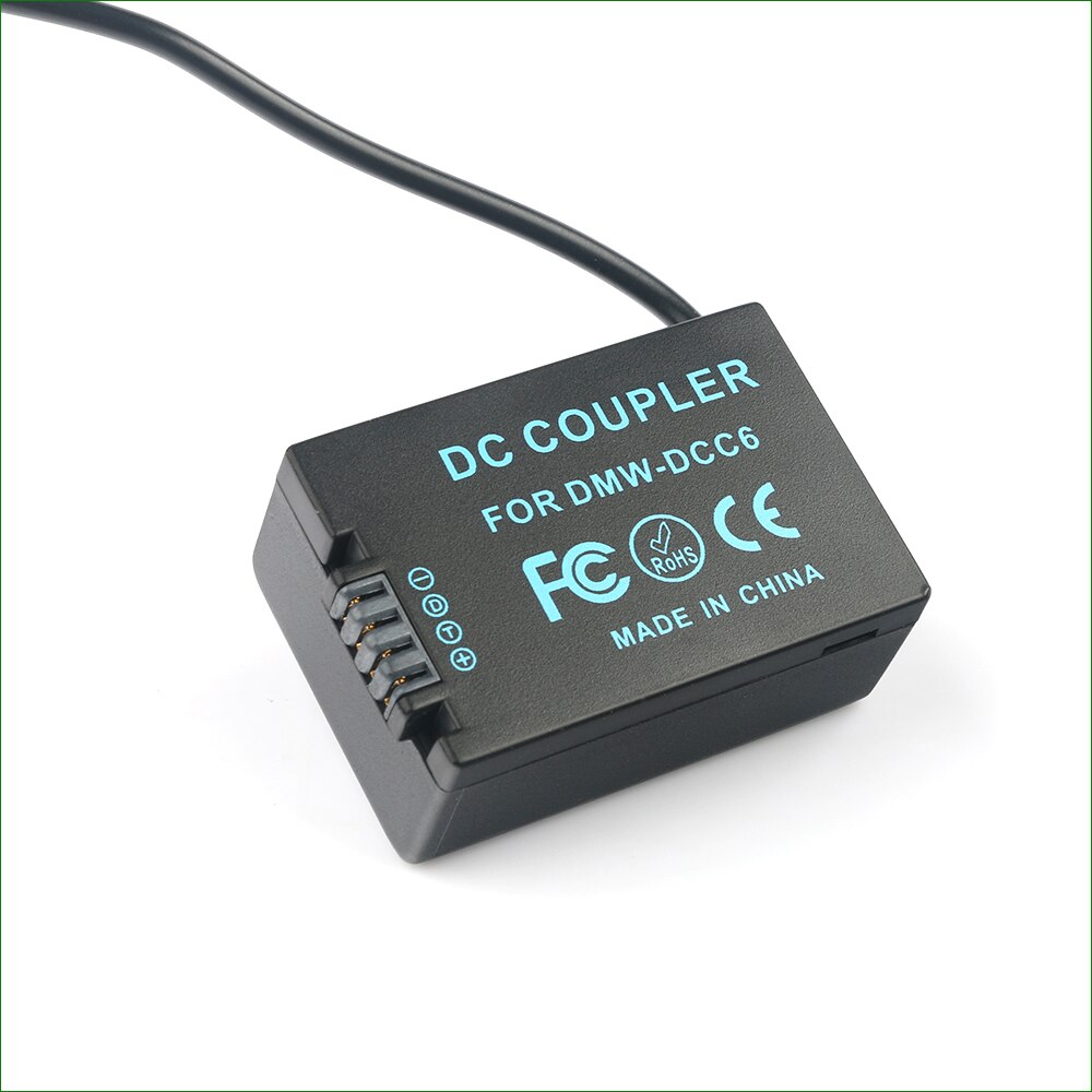 DMW-BMB9 Dummy Battery DMW-AC8 DMW-DCC6 DC Coupler for Panasonic DC-FZ80 DC-FZ81 DC-FZ82 DC-FZ83 DC-FZ85