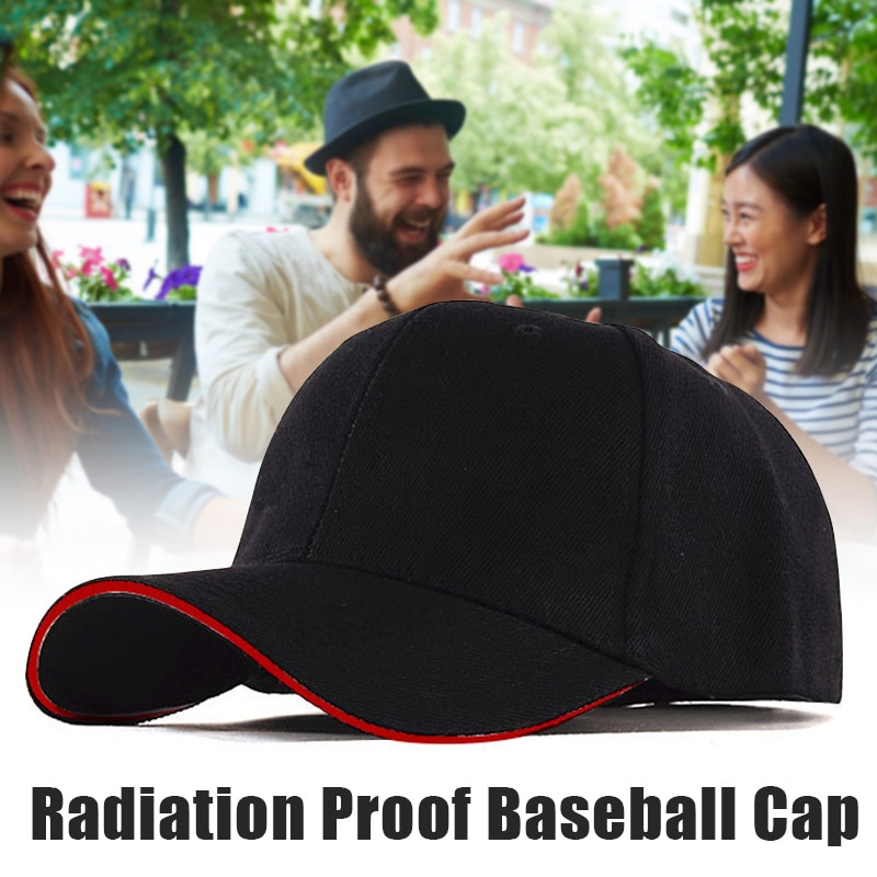 Gorra de béisbol con protección contra radiación EMF, gorro electromagnético con protección Rfid, DJA99, Unisex