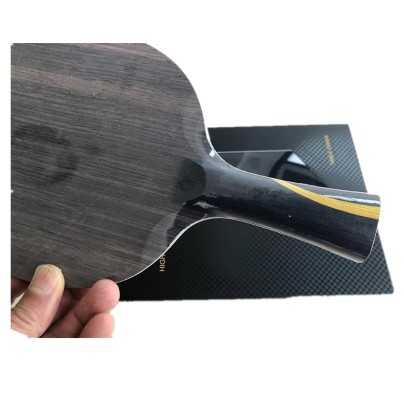 Stuor-raqueta de tenis de mesa de dos caras, raqueta de pimpón con hoja especial de carbono ZLC, de madera pura