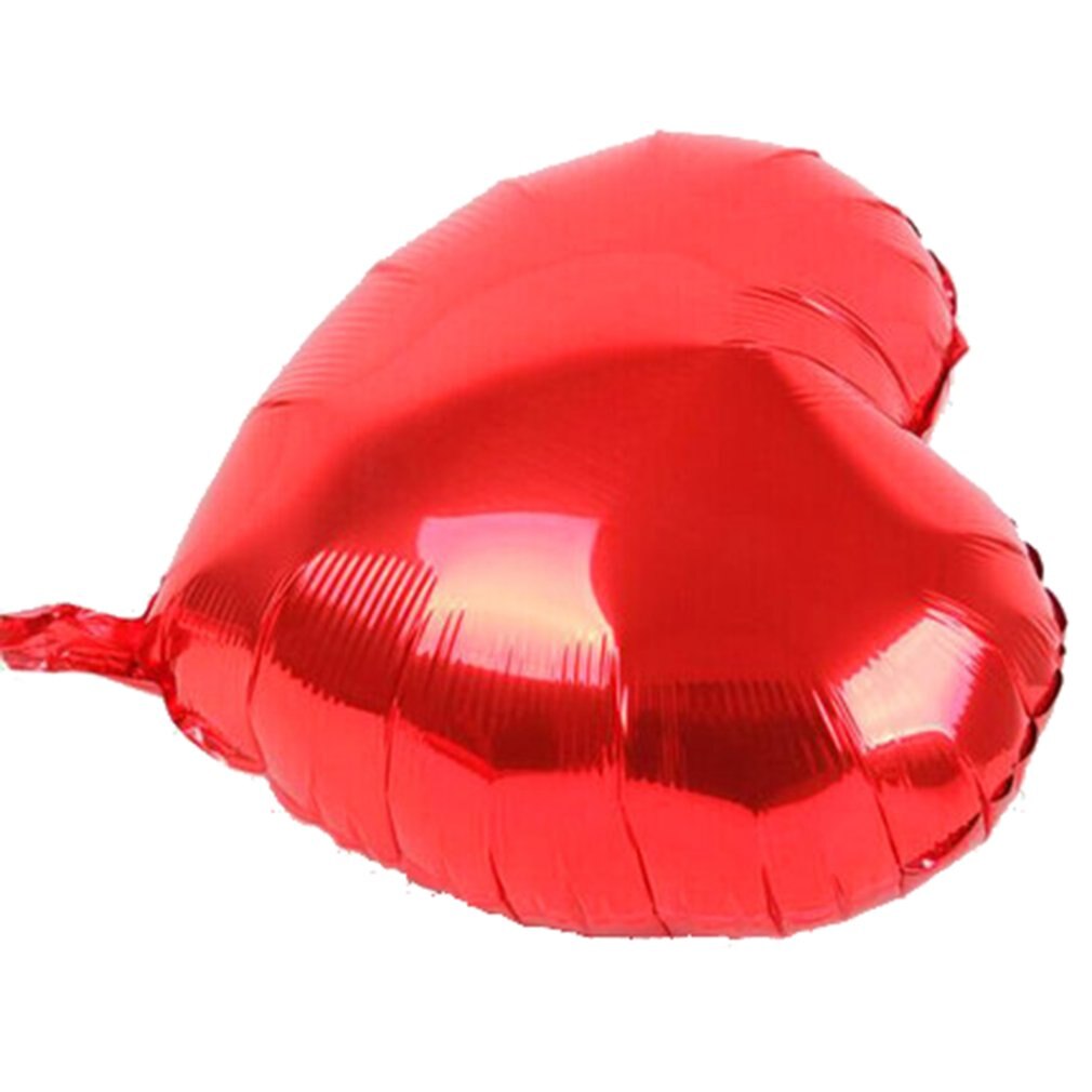 10 tommer hjerteformet folie ballon luft mylar balloner udendørs tillykke med fødselsdagsfest bryllup dekoration begivenhed fest forsyninger: Default Title