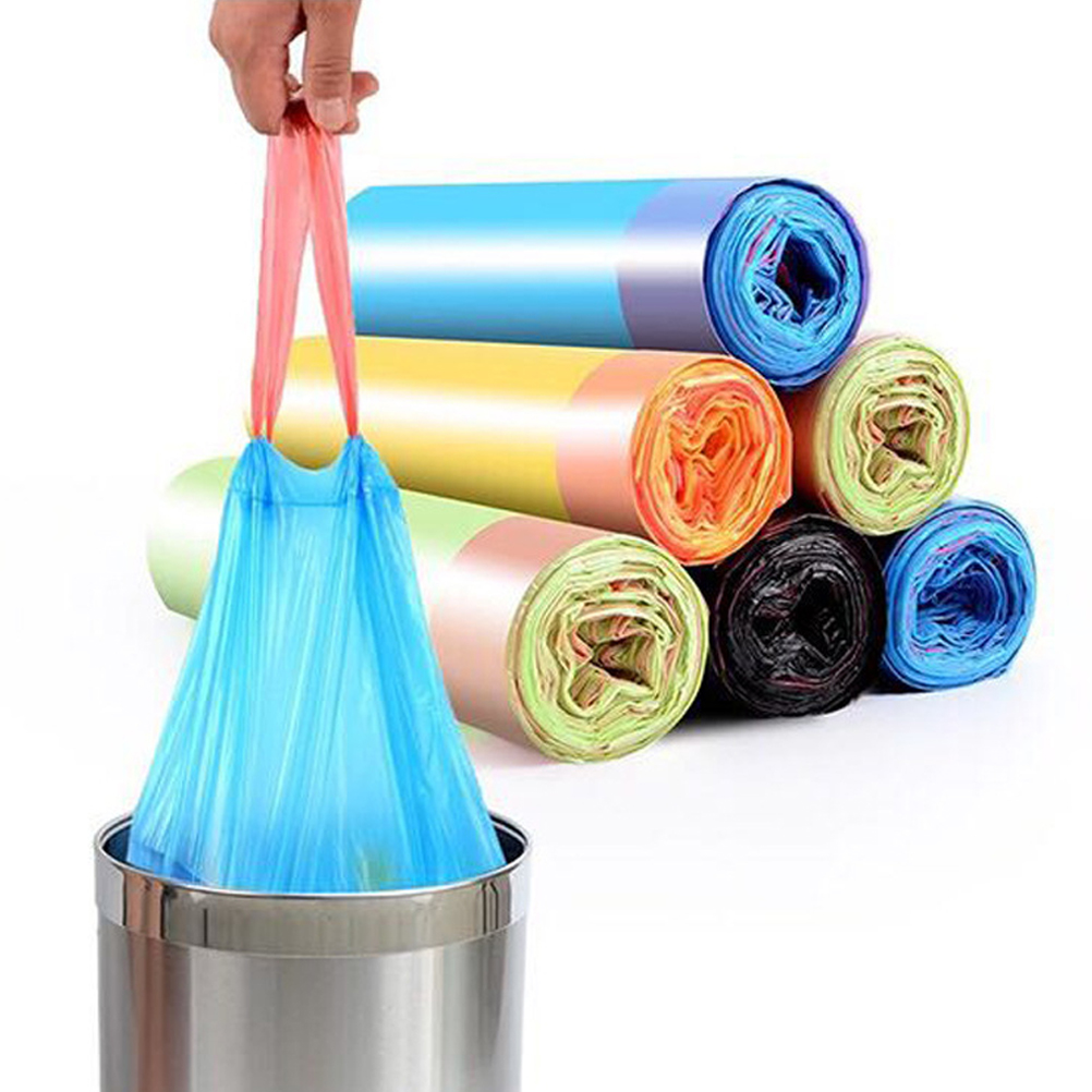 Drawstring Garbage Bag Vest Type Garbage Bags Kitchen Thickening Trash Bag