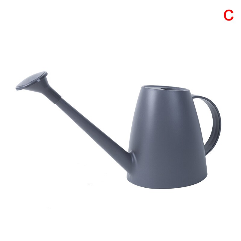 1.8/2L Kunststoff Gießkanne Outdoor Indoor Garten Gießkanne für Wohnkultur Langen Stiel Auslauf jardin 66CY: Gray C