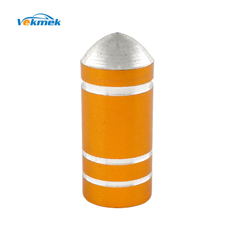 4 stuks aluminium kogelventieldoppen voor auto's, fietsen, motorfietsen, legering ventieldoppen, auto-styling onderdelen en accessoires: Gouden