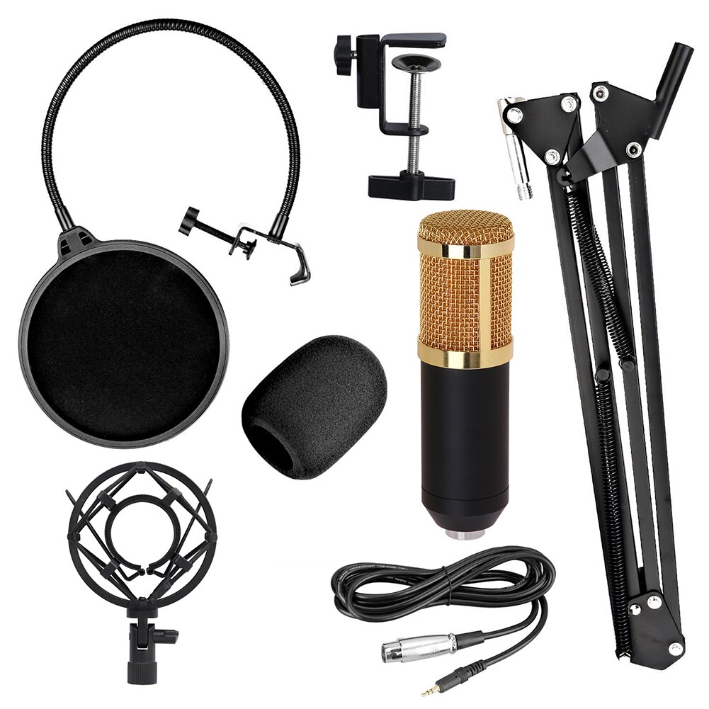 Studio Broadcasting Recording Condenser Microphone Adjustable Recording Microphone Suspension Scissor Arm Stand